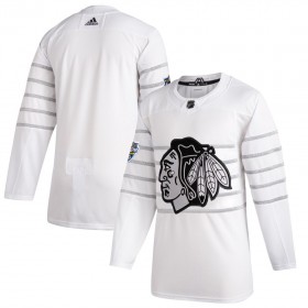 Chicago Blackhawks Blank Wit Adidas 2020 NHL All-Star Authentic Shirt - Mannen